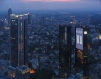 Maintower, Blick auf einen Testlauf zur Illumination