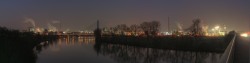 Industriepark H�chst gesehen von der Sindlinger Br�cke im Dez. 2008