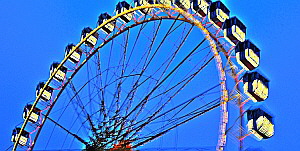 Riesenrad auf der Frhjahrsdippemess im April 2016