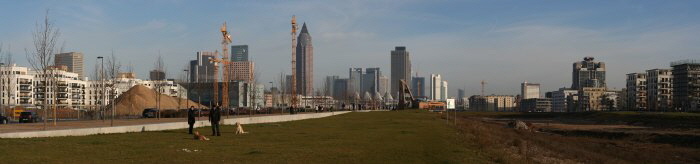 Europaviertel Frankfurt im Januar 2014