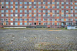 Abandoned Place: ehemalige Oberfinanzdirektion (OFD) Frankfurt an der Abdickesalles (Rckseite)