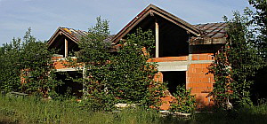 Lost Place: Wohnhausrohbau in Kronberg