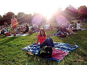 Liegewiese Gnthersburgpark Frankfurt