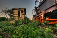 Bahnhof Farbwerke Hchst: Gleiswaage und Waggon