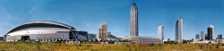 Freiflche der Europa-Allee vor der Frankfurter Messe