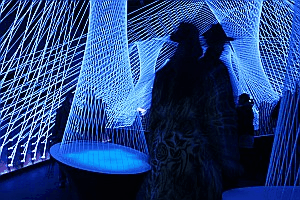 Luminale 2012: Resonate auf dem Containerschiff am Mainufer in FFM