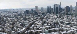 Westend Frankfurt 2010: Blick aus dem Marriott-Hotel