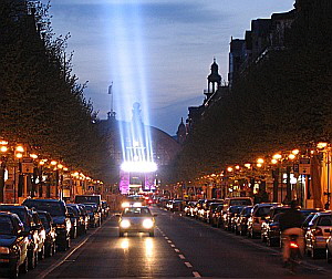 Hauptbahnhof Frankfurt zur Luminale 2006