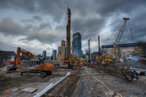 Baustelle PWC-Hochhaus Tower 185