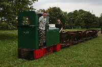 April 2012: Feldbahn  im Rebstockpark 