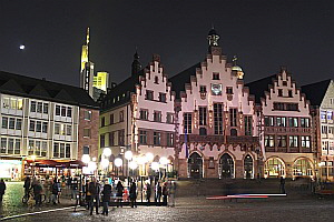 Luminale 2016 Frankfurt: Man in the Moon auf dem Rmerplatz
