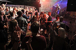 Zuschauer und Livekonzert