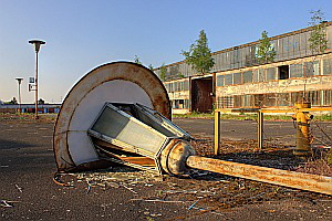 umgestrzte Laterne, Hydrant